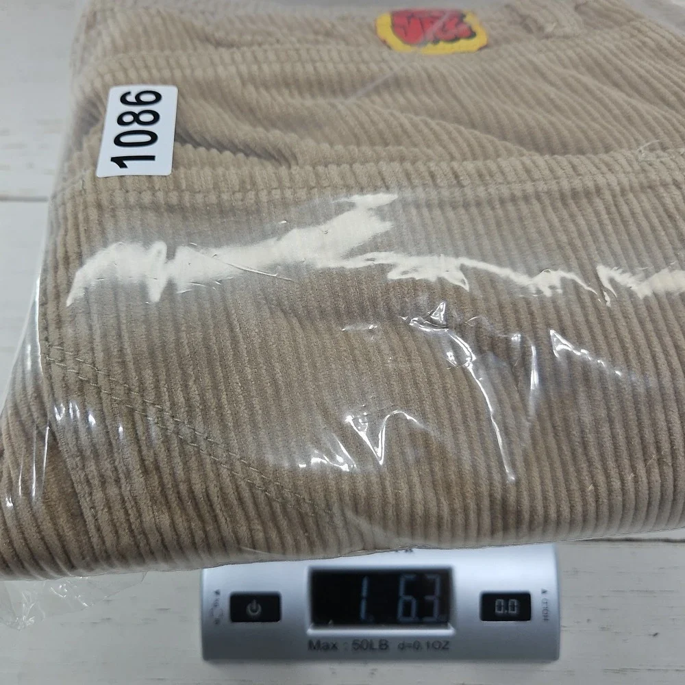 Empyre Relaxed Fit Corduroy Pants Mens 32 Tan Skater Streetwear Baggy Straight